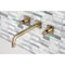 Kingston Brass KS6023DKL Wall Mount Tub Faucet, Antique Brass KS6023DKL - alternate 5